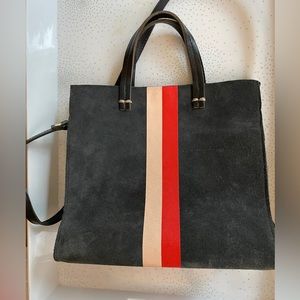 Clare V suede simple tote mini